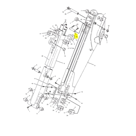 Bolt Brat Buldoexcavator Caterpillar 9R-2958