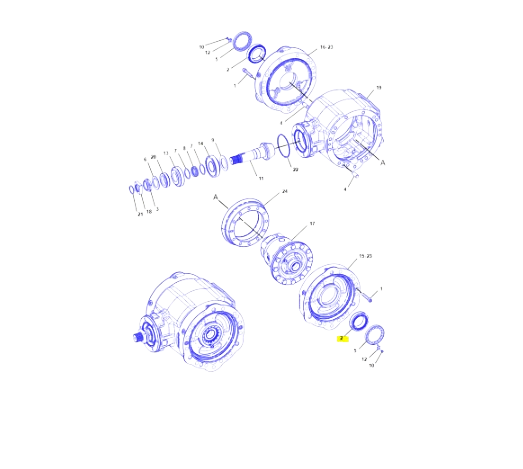 Rulment Buldoexcavator Caterpillar 199-0656