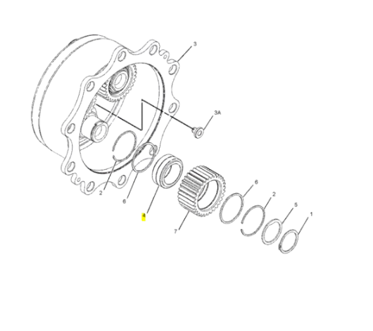 Rulment Buldoexcavator Caterpillar 199-0760