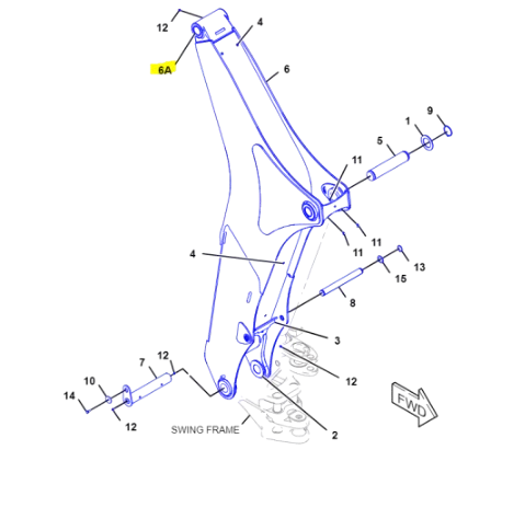 Bucsa Buldoexcavator Caterpillar 9R4602